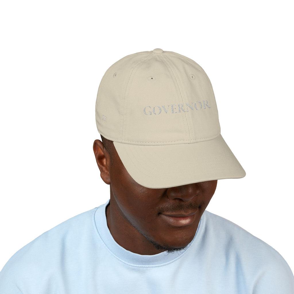 Governor Organic Baseball Cap (Embroidery)