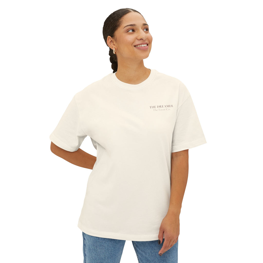 The Governor Crest Tee — Oversized Boxy Unisex T‑Shirt