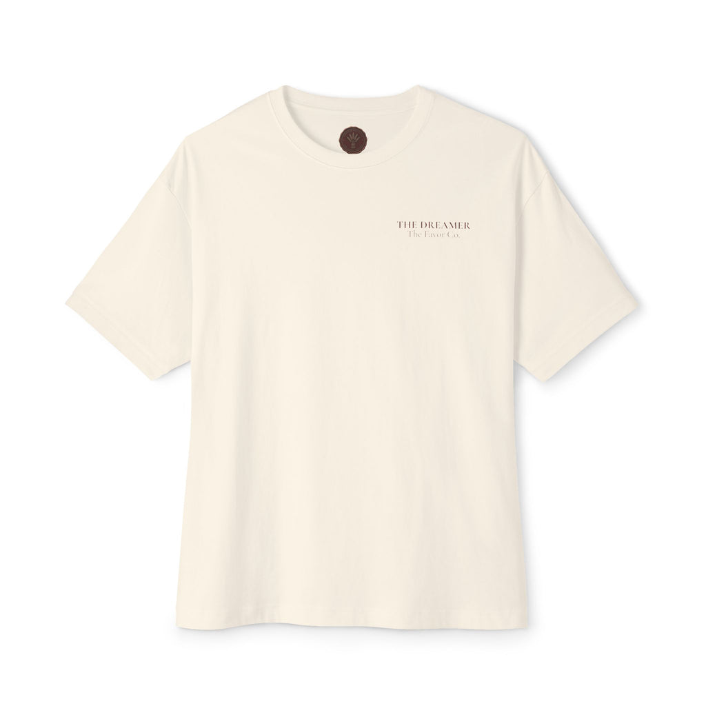 The Governor Crest Tee — Oversized Boxy Unisex T‑Shirt