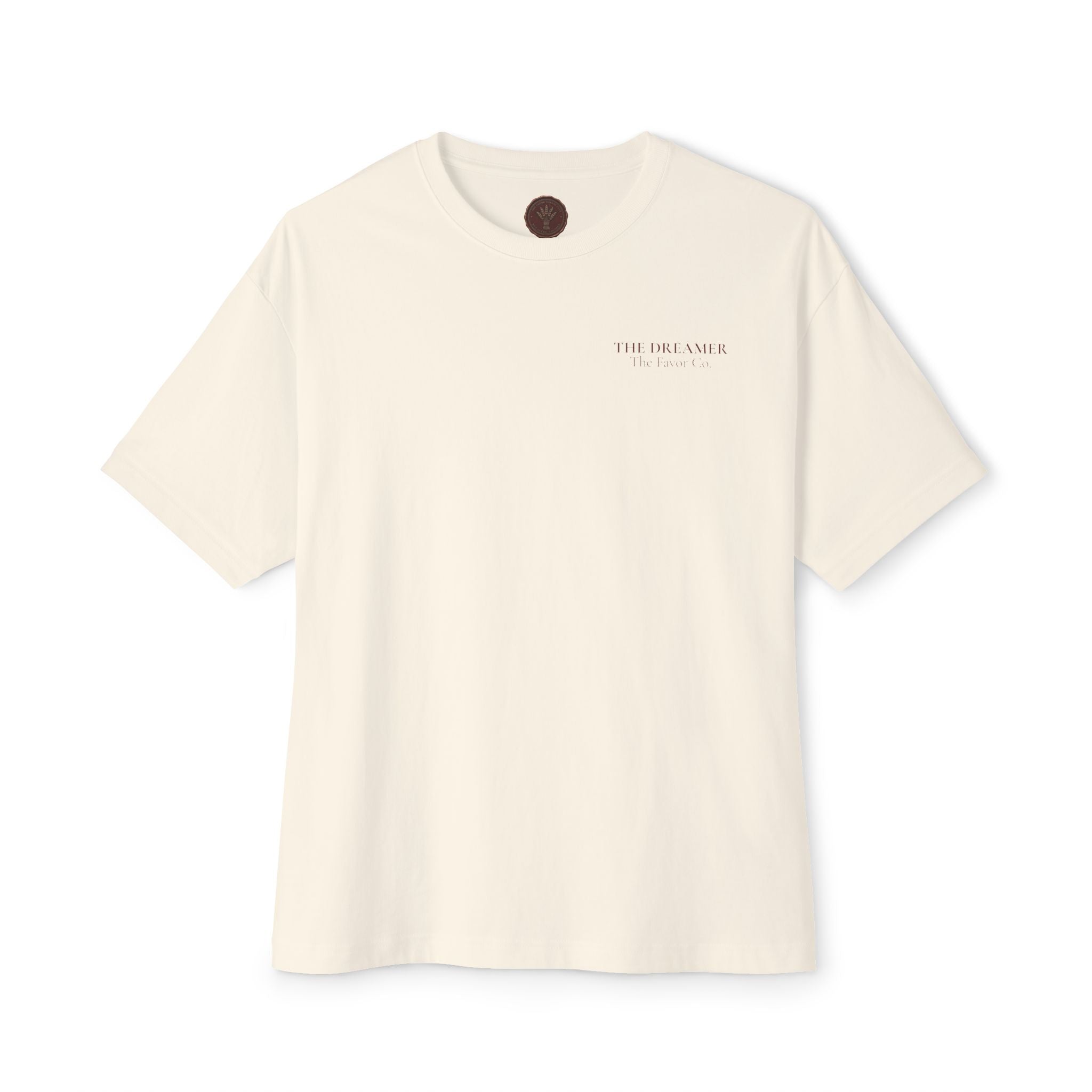 The Governor Crest Tee — Oversized Boxy Unisex T‑Shirt
